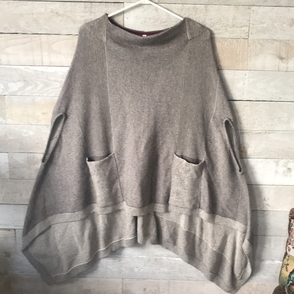 Anthropologie Moth Madison Park Poncho Sweater - Picture 2 of 6